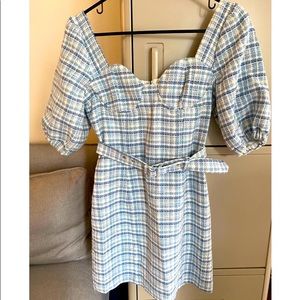 MAJORELLE mini dress with removable belt, sz S